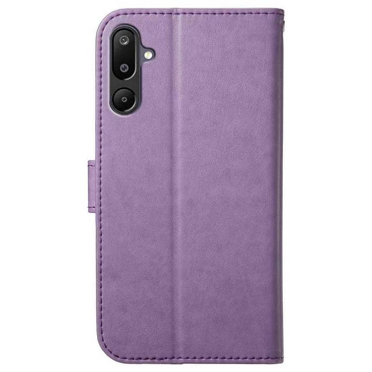 For Samsung Galaxy M16 5G Lambskin 8-card Slot Leather Phone Case