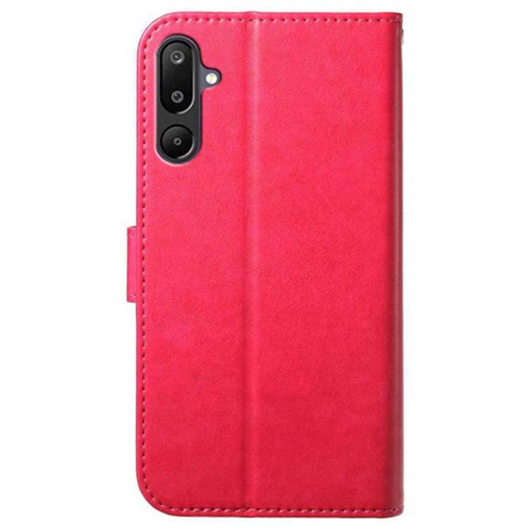 For Samsung Galaxy M16 5G Lambskin 8-card Slot Leather Phone Case