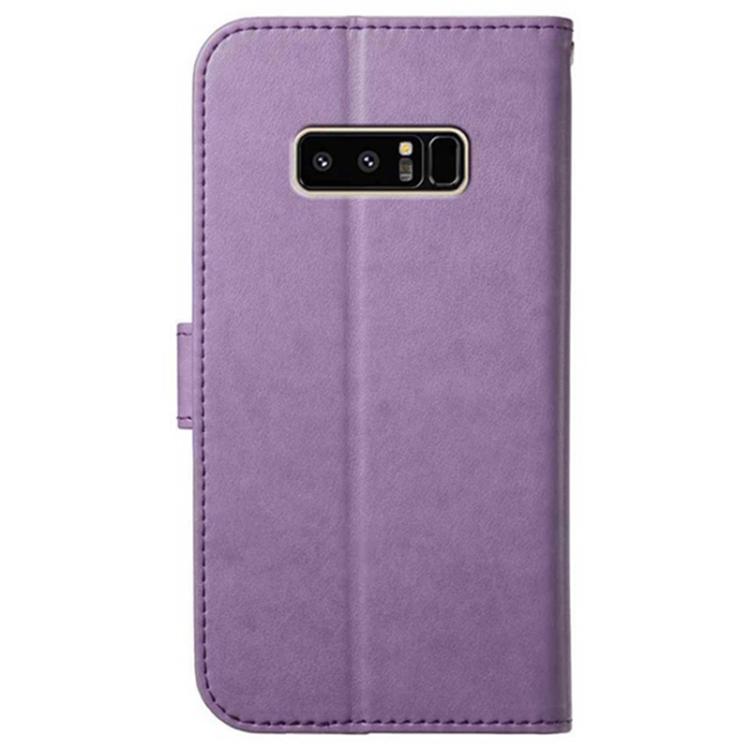 For Samsung Galaxy Note8 Lambskin 8-card Slot Leather Phone Case