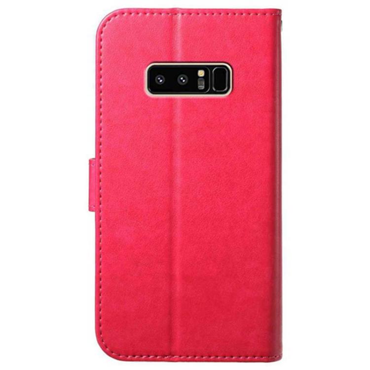 For Samsung Galaxy Note8 Lambskin 8-card Slot Leather Phone Case