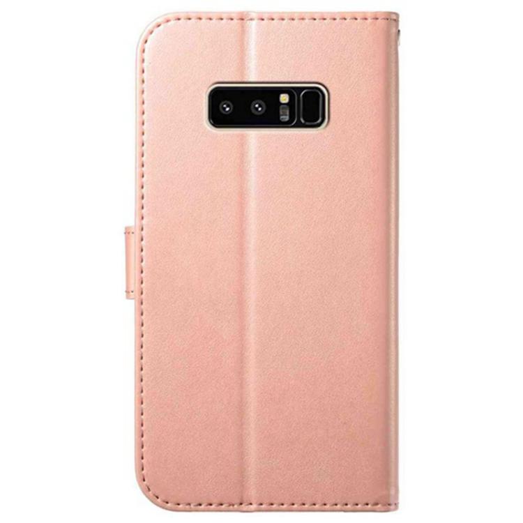 For Samsung Galaxy Note8 Lambskin 8-card Slot Leather Phone Case