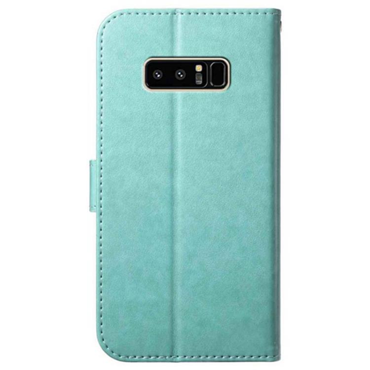 For Samsung Galaxy Note8 Lambskin 8-card Slot Leather Phone Case