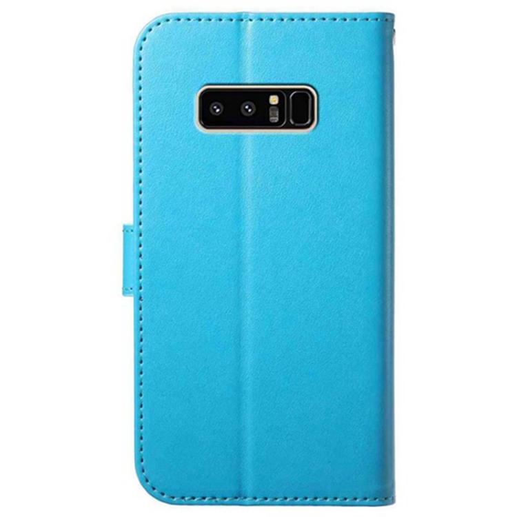 For Samsung Galaxy Note8 Lambskin 8-card Slot Leather Phone Case