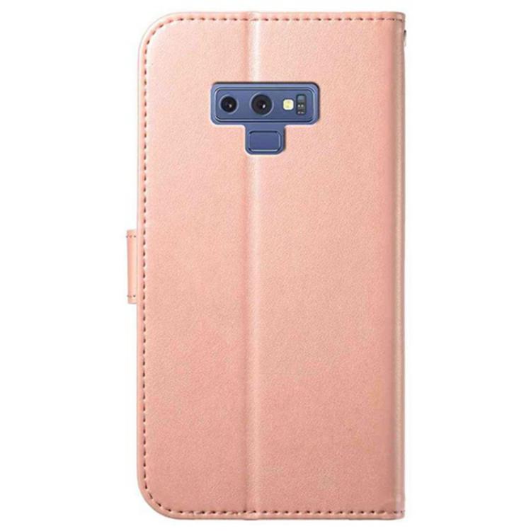 For Samsung Galaxy Note9 Lambskin 8-card Slot Leather Phone Case
