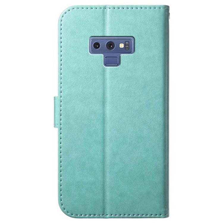 For Samsung Galaxy Note9 Lambskin 8-card Slot Leather Phone Case