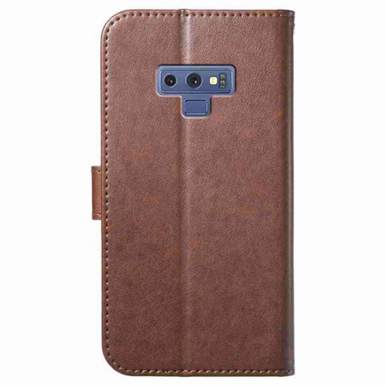 For Samsung Galaxy Note9 Lambskin 8-card Slot Leather Phone Case