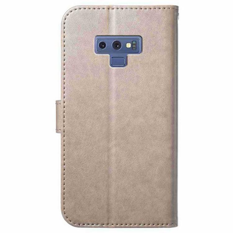 For Samsung Galaxy Note9 Lambskin 8-card Slot Leather Phone Case