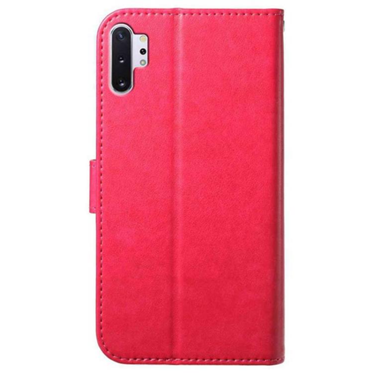 For Samsung Galaxy Note10+ Lambskin 8-card Slot Leather Phone Case