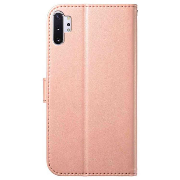 For Samsung Galaxy Note10+ Lambskin 8-card Slot Leather Phone Case