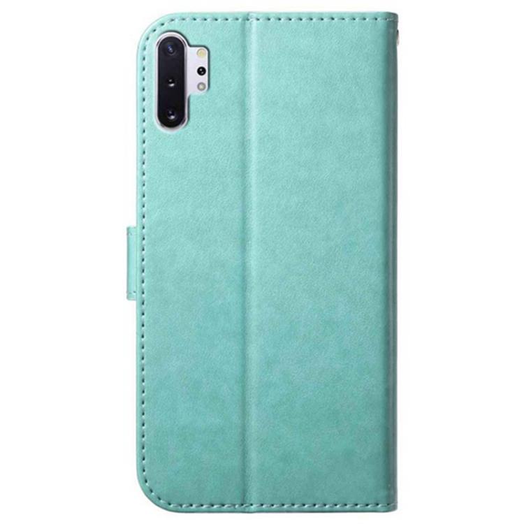 For Samsung Galaxy Note10+ Lambskin 8-card Slot Leather Phone Case