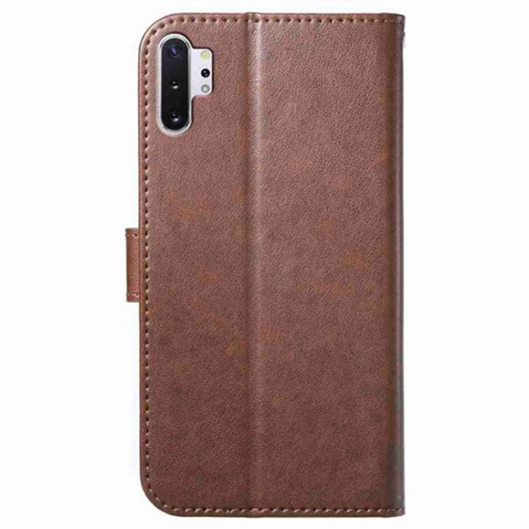 For Samsung Galaxy Note10+ Lambskin 8-card Slot Leather Phone Case