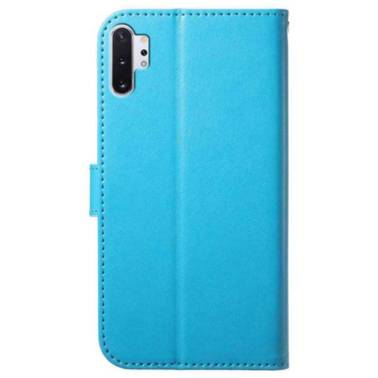 For Samsung Galaxy Note10+ Lambskin 8-card Slot Leather Phone Case