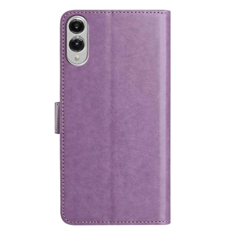 For Samsung Galaxy S25 Edge 5G Lambskin 8-card Slot Leather Phone Case