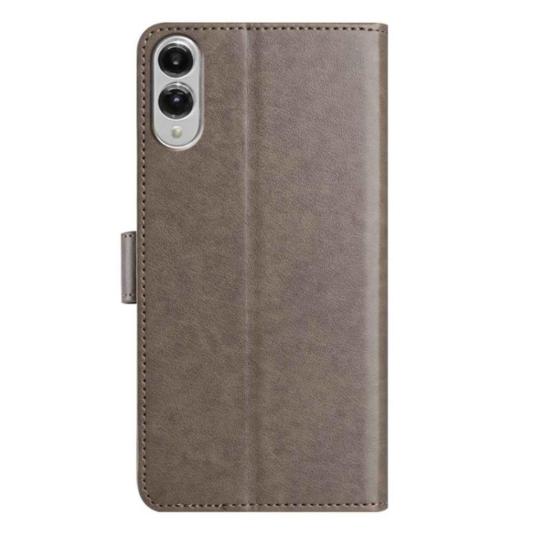 For Samsung Galaxy S25 Edge 5G Lambskin 8-card Slot Leather Phone Case