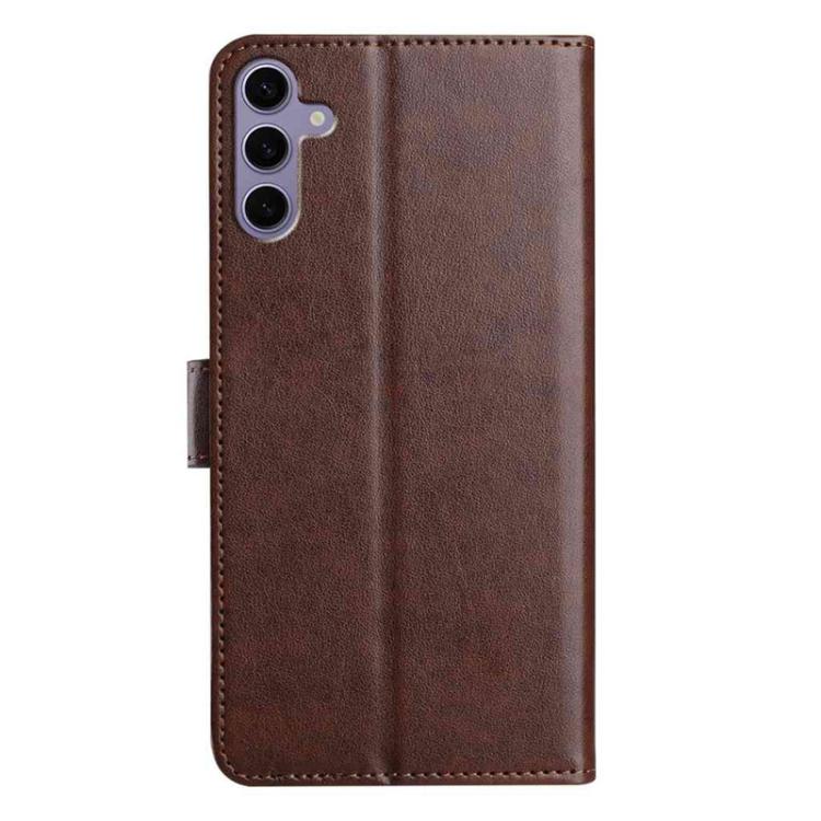 For Samsung Galaxy S25+ 5G Lambskin 8-card Slot Leather Phone Case