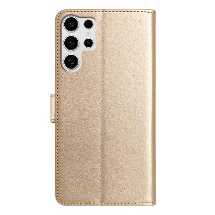 For Samsung Galaxy S25 Ultra 5G Lambskin 8-card Slot Leather Phone Case