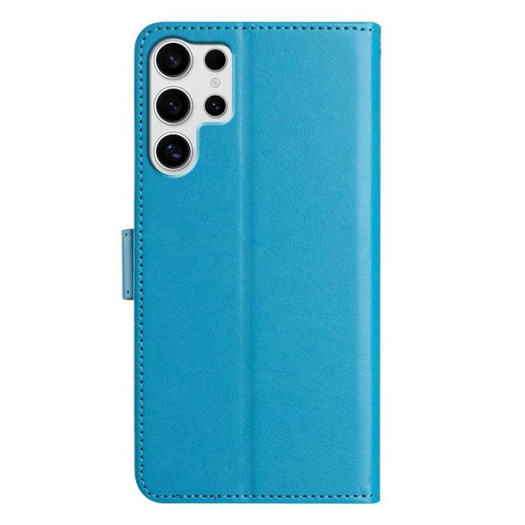 For Samsung Galaxy S25 Ultra 5G Lambskin 8-card Slot Leather Phone Case