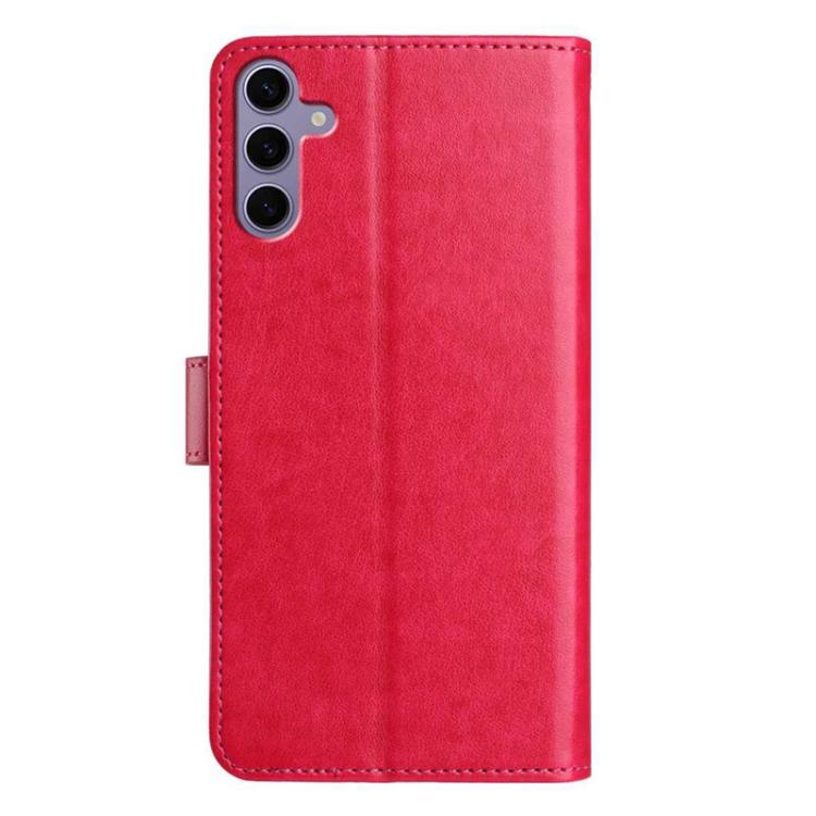 For Samsung Galaxy S24 5G Lambskin 8-card Slot Leather Phone Case