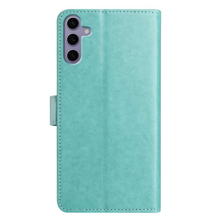 For Samsung Galaxy S24 5G Lambskin 8-card Slot Leather Phone Case