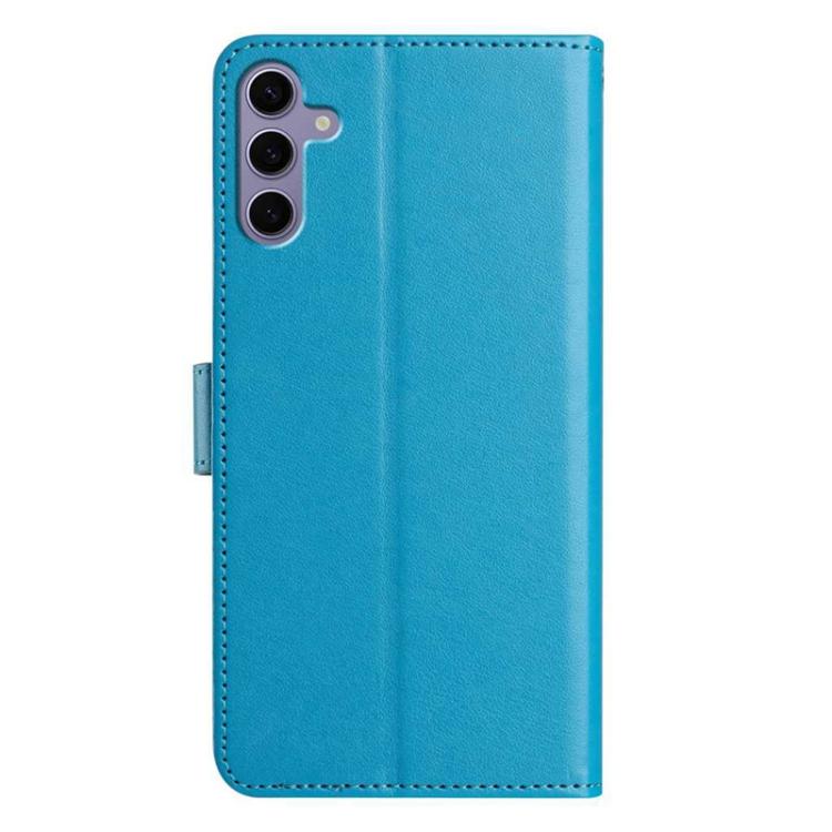 For Samsung Galaxy S24 5G Lambskin 8-card Slot Leather Phone Case