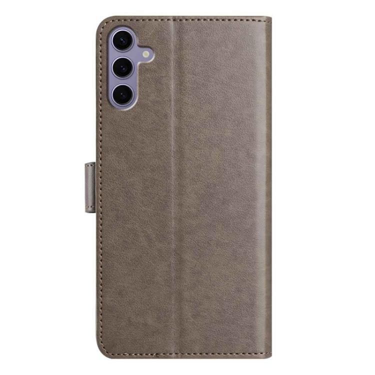 For Samsung Galaxy S24 5G Lambskin 8-card Slot Leather Phone Case