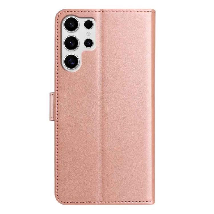 For Samsung Galaxy S24 Ultra 5G Lambskin 8-card Slot Leather Phone Case
