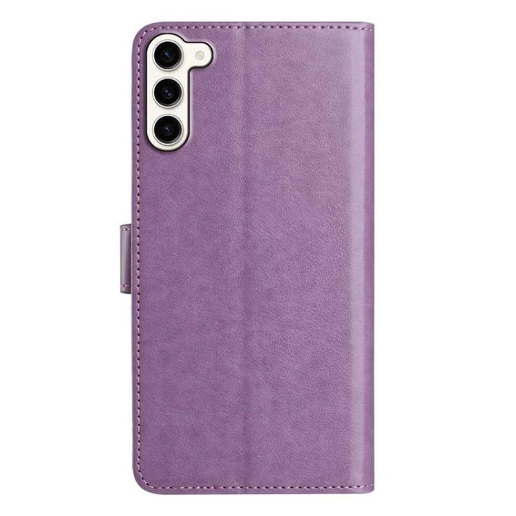 For Samsung Galaxy S23 FE 5G Lambskin 8-card Slot Leather Phone Case