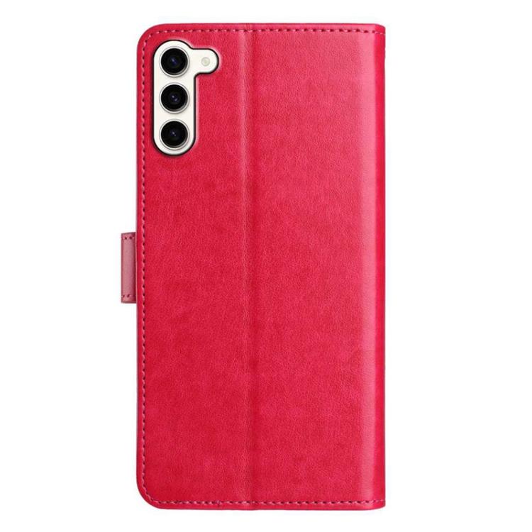 For Samsung Galaxy S23 FE 5G Lambskin 8-card Slot Leather Phone Case