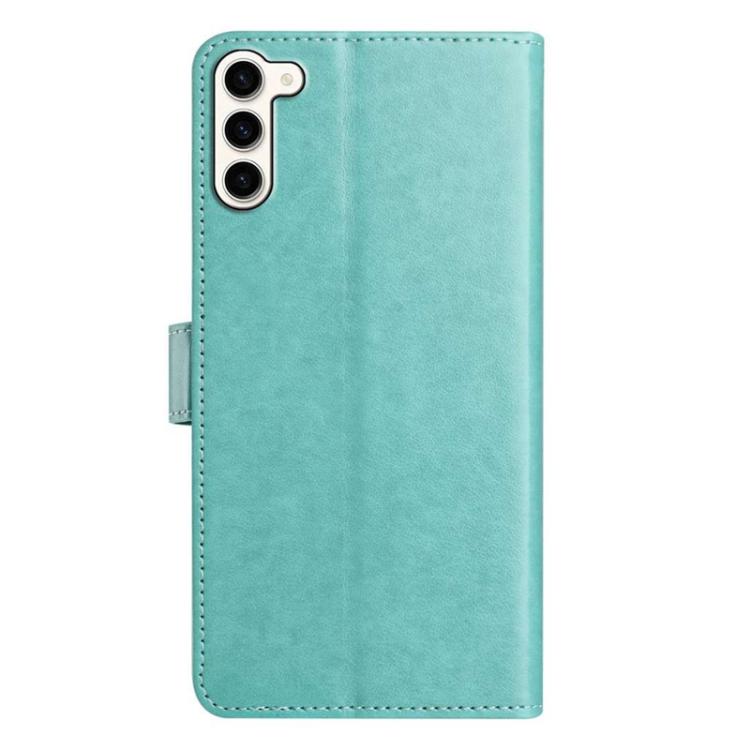 For Samsung Galaxy S23+ 5G Lambskin 8-card Slot Leather Phone Case