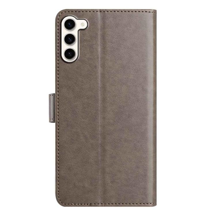 For Samsung Galaxy S23+ 5G Lambskin 8-card Slot Leather Phone Case