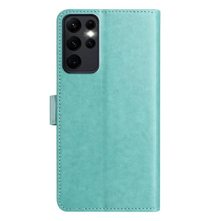 For Samsung Galaxy S23 Ultra 5G Lambskin 8-card Slot Leather Phone Case