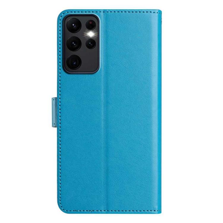 For Samsung Galaxy S23 Ultra 5G Lambskin 8-card Slot Leather Phone Case