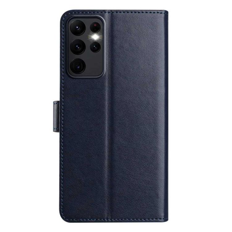 For Samsung Galaxy S23 Ultra 5G Lambskin 8-card Slot Leather Phone Case