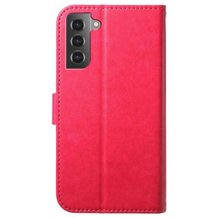 For Samsung Galaxy S22+ 5G Lambskin 8-card Slot Leather Phone Case