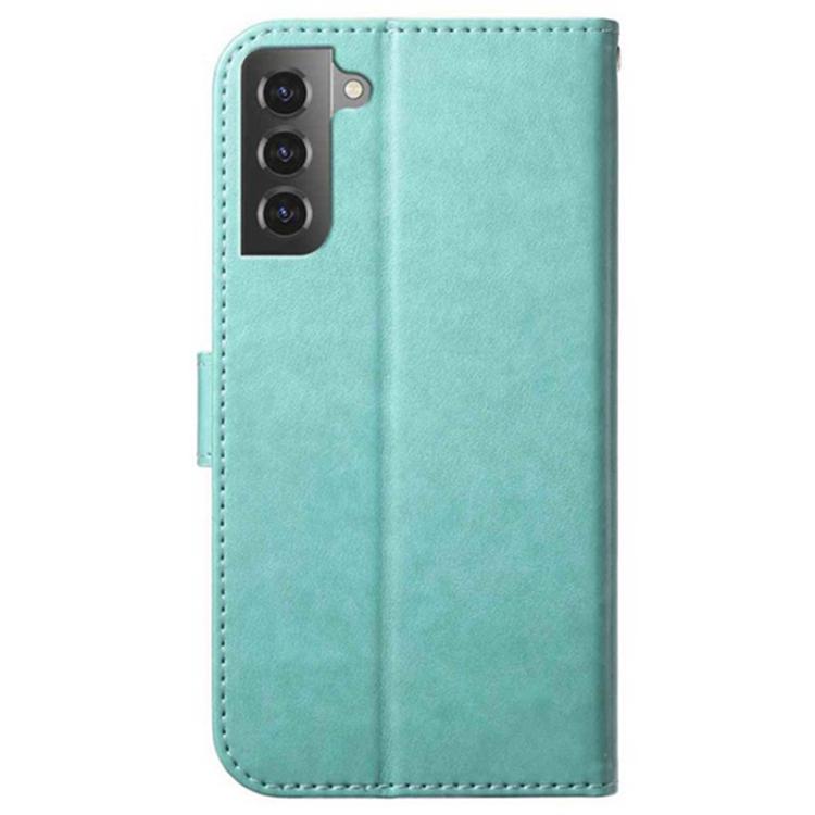 For Samsung Galaxy S22 5G Lambskin 8-card Slot Leather Phone Case