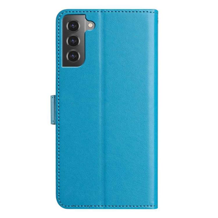 For Samsung Galaxy S21 5G Lambskin 8-card Slot Leather Phone Case