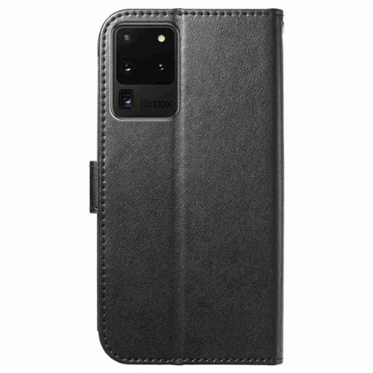 For Samsung Galaxy S20 Ultra 5G Lambskin 8-card Slot Leather Phone Case