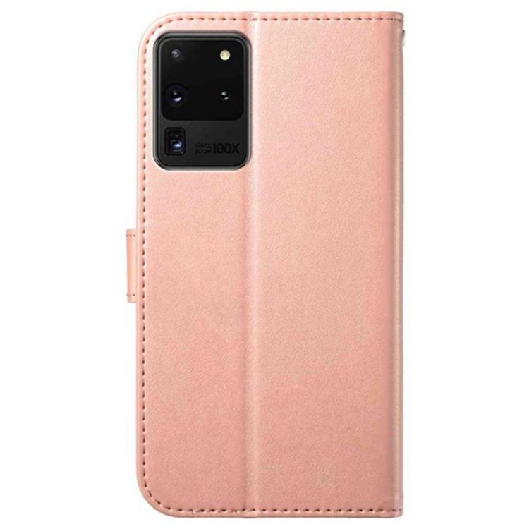 For Samsung Galaxy S20 Ultra 5G Lambskin 8-card Slot Leather Phone Case