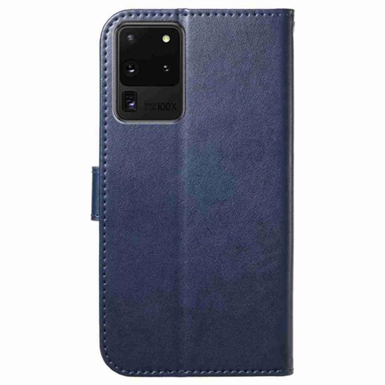 For Samsung Galaxy S20 Ultra 5G Lambskin 8-card Slot Leather Phone Case