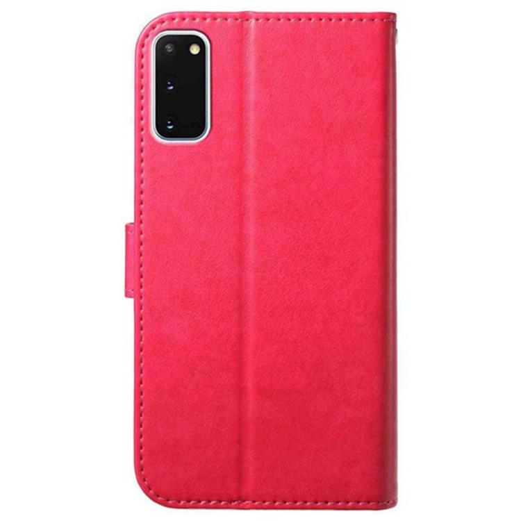 For Samsung Galaxy S20+ Lambskin 8-card Slot Leather Phone Case