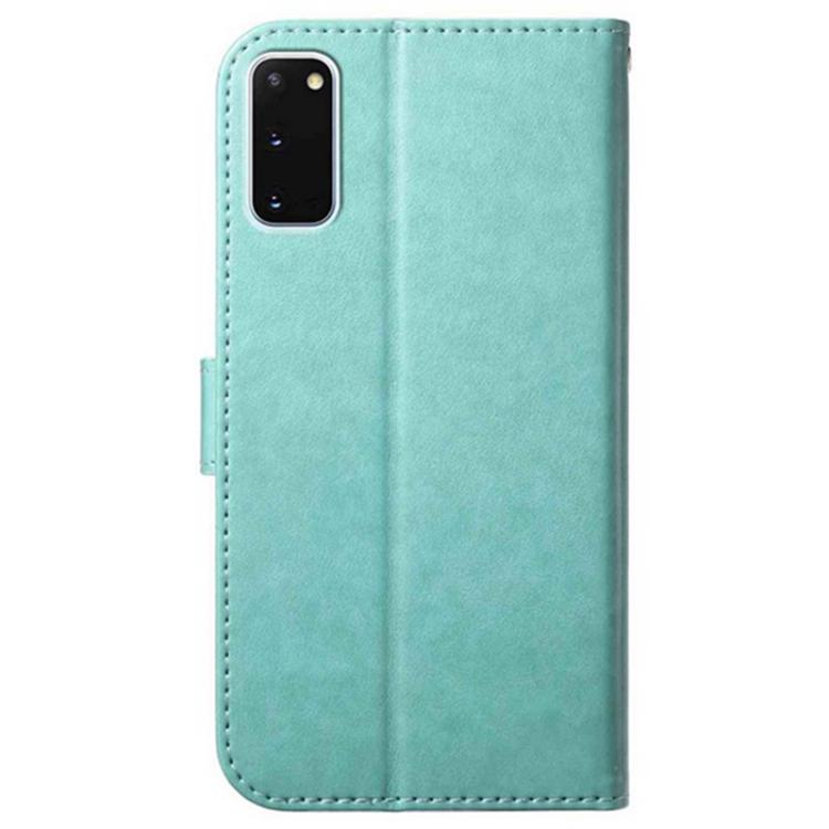 For Samsung Galaxy S20+ Lambskin 8-card Slot Leather Phone Case