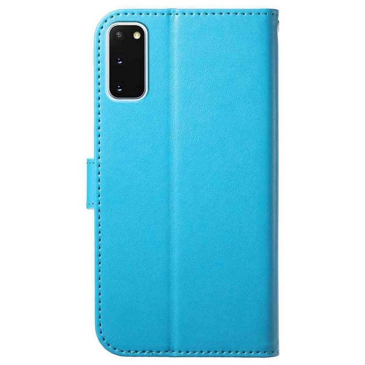 For Samsung Galaxy S20+ Lambskin 8-card Slot Leather Phone Case