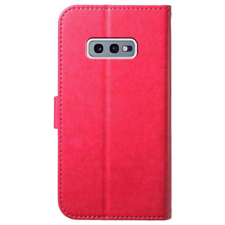 For Samsung Galaxy S10e Lambskin 8-card Slot Leather Phone Case