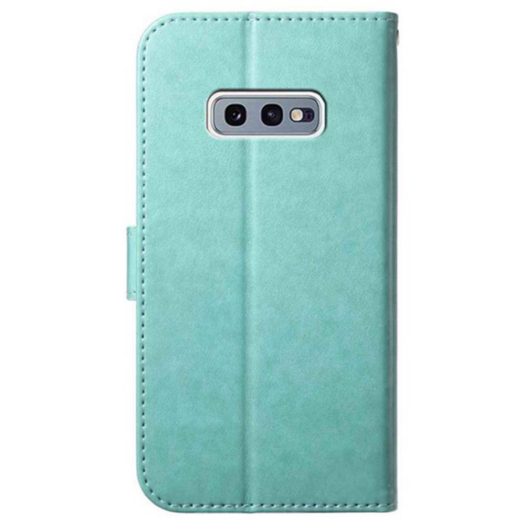 For Samsung Galaxy S10e Lambskin 8-card Slot Leather Phone Case