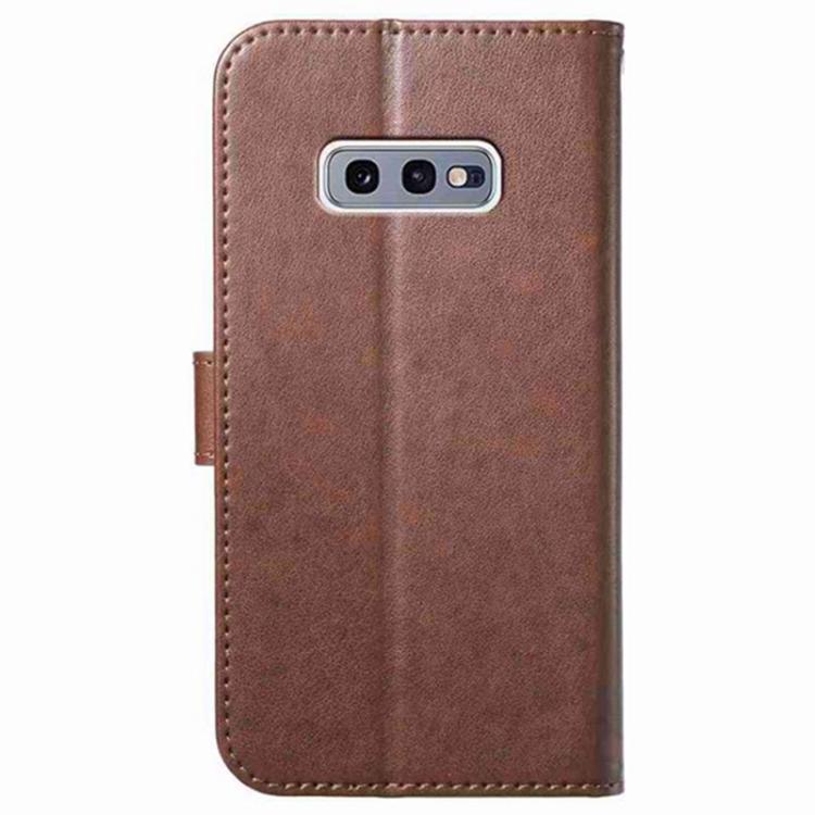 For Samsung Galaxy S10e Lambskin 8-card Slot Leather Phone Case