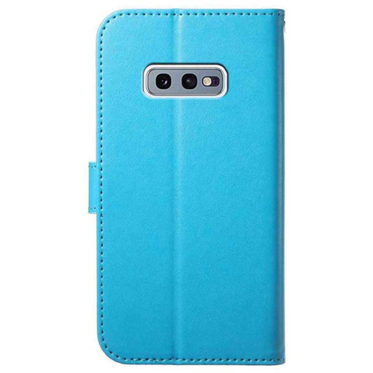 For Samsung Galaxy S10e Lambskin 8-card Slot Leather Phone Case