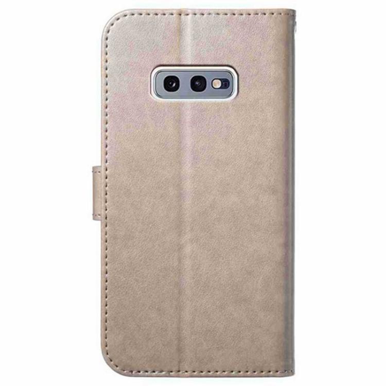For Samsung Galaxy S10e Lambskin 8-card Slot Leather Phone Case
