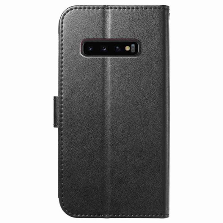 For Samsung Galaxy S10+ Lambskin 8-card Slot Leather Phone Case