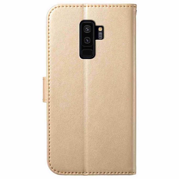 For Samsung Galaxy S9+ Lambskin 8-card Slot Leather Phone Case