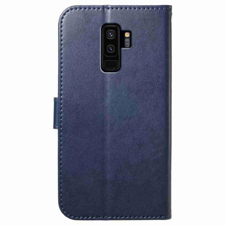 For Samsung Galaxy S9+ Lambskin 8-card Slot Leather Phone Case